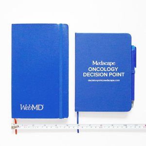 LOT 2 NEW Softcover and Hardcover Ruled Notebooks/Journals w/ Elastic